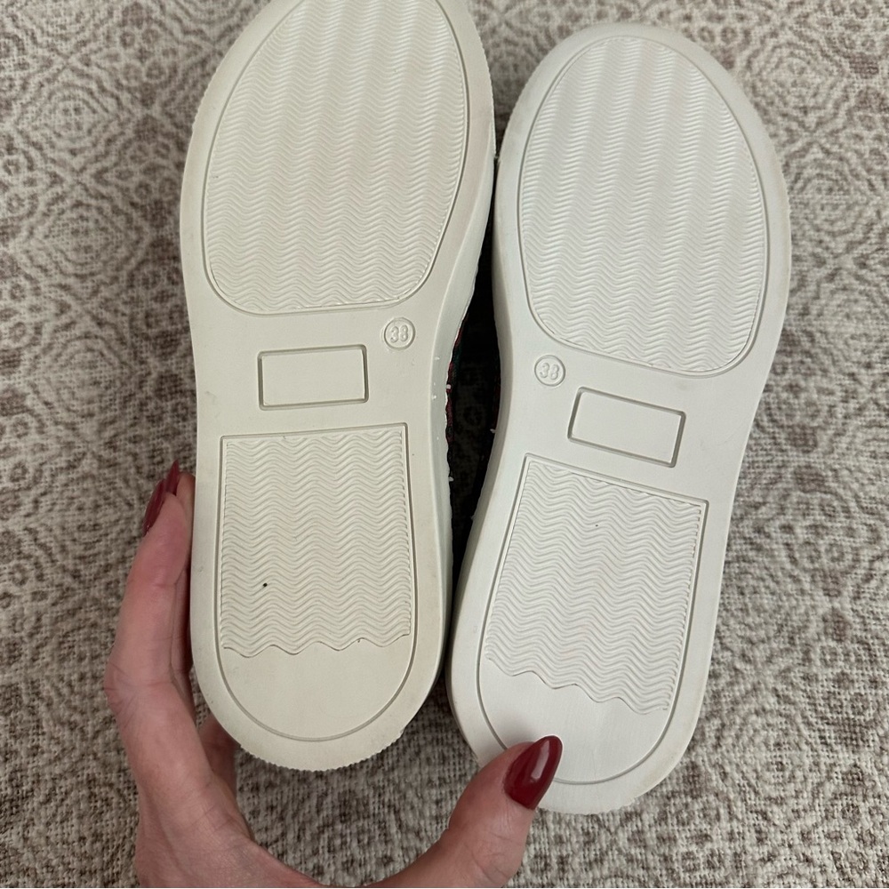 Goby Sugar Skull Graphic Slip On Sneakers | 38 - Picture 7 of 8